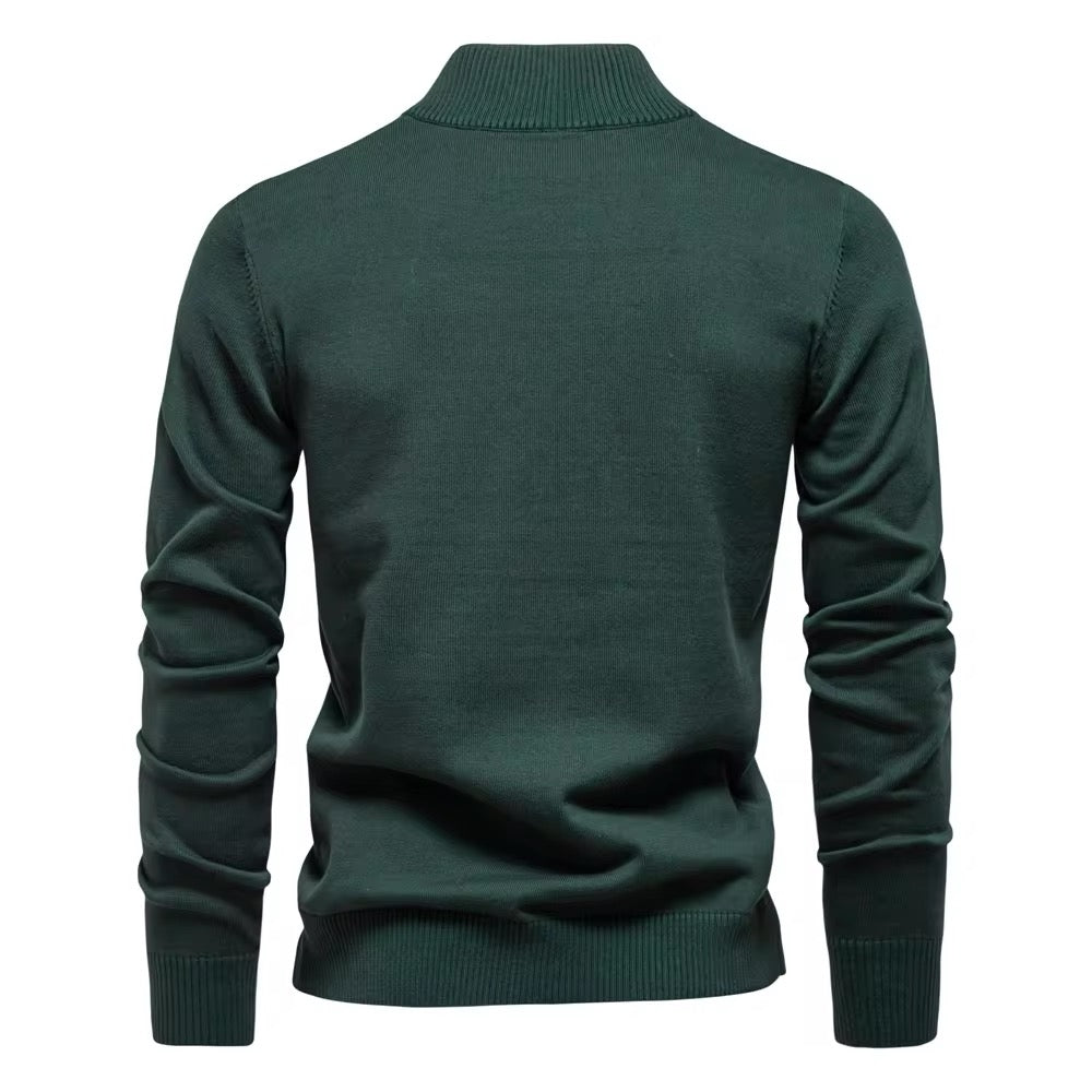 Quarter-Zip Sweater (Green)
