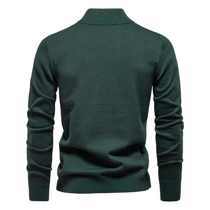 Quarter-Zip Sweater (Green)