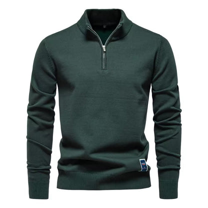 Quarter-Zip Sweater (Green)