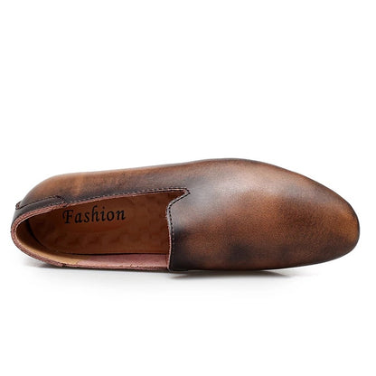 Thin Sole Loafers (Brown)