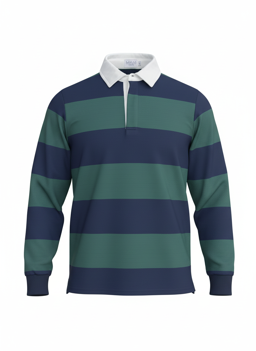 Alfa9 Rugby Shirts- Green