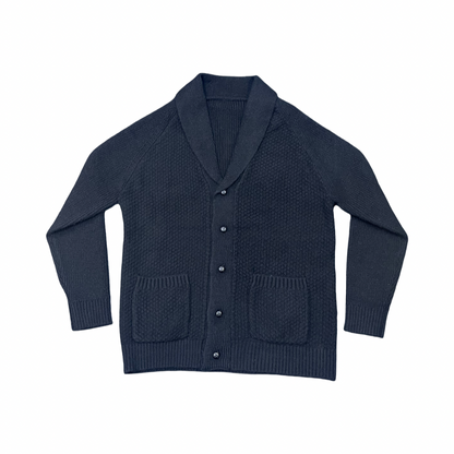 Black Grandfather Cardigan