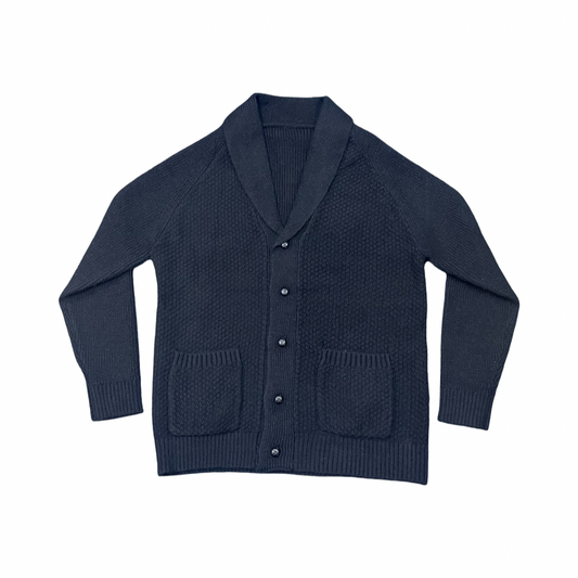 Black Grandfather Cardigan