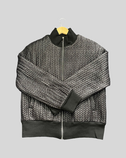 Chain Link Bomber Jacket
