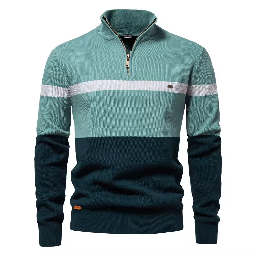 Quarter-Zip Sweater (Green)