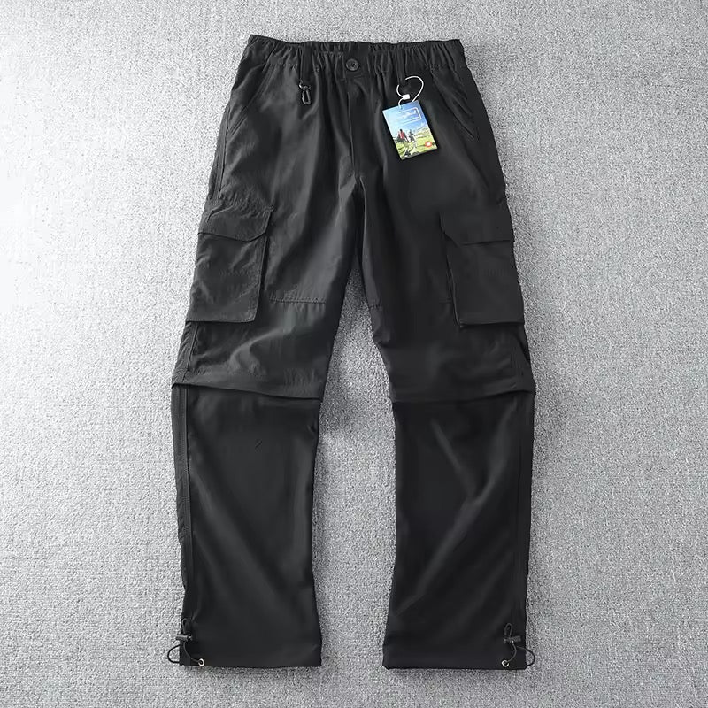 Light Cargo Pants (Black)