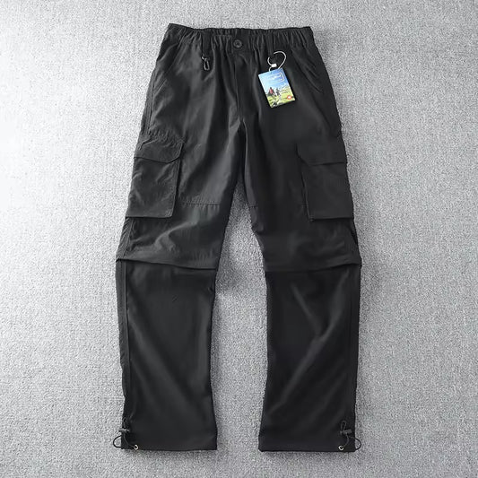 Light Cargo Pants (Black)