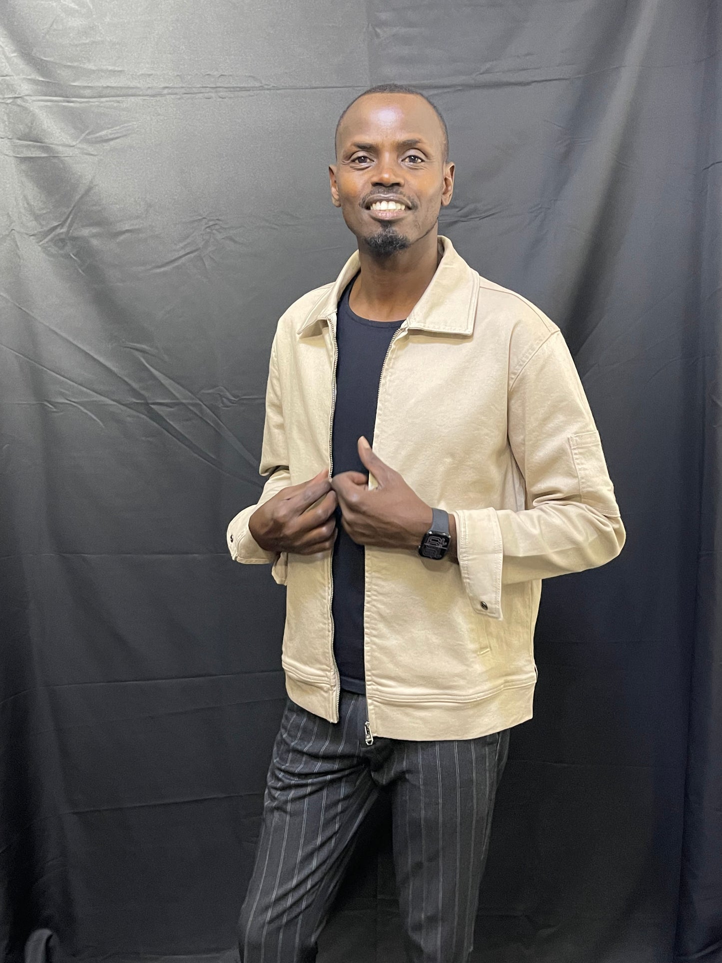 Cotton Jacket- Beige