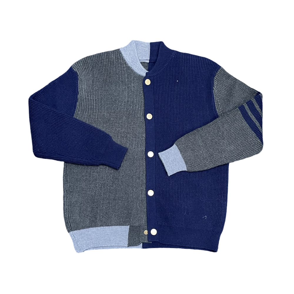 Stylish Cardigan Sweater (Navy)