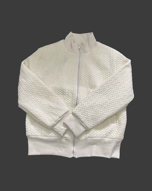 Chain Link Bomber Jacket