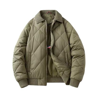 Army Guilted Bomber Jacket
