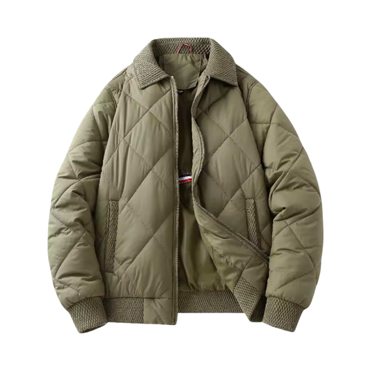 Army Guilted Bomber Jacket