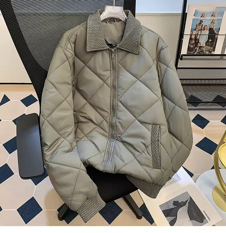Army Guilted Bomber Jacket