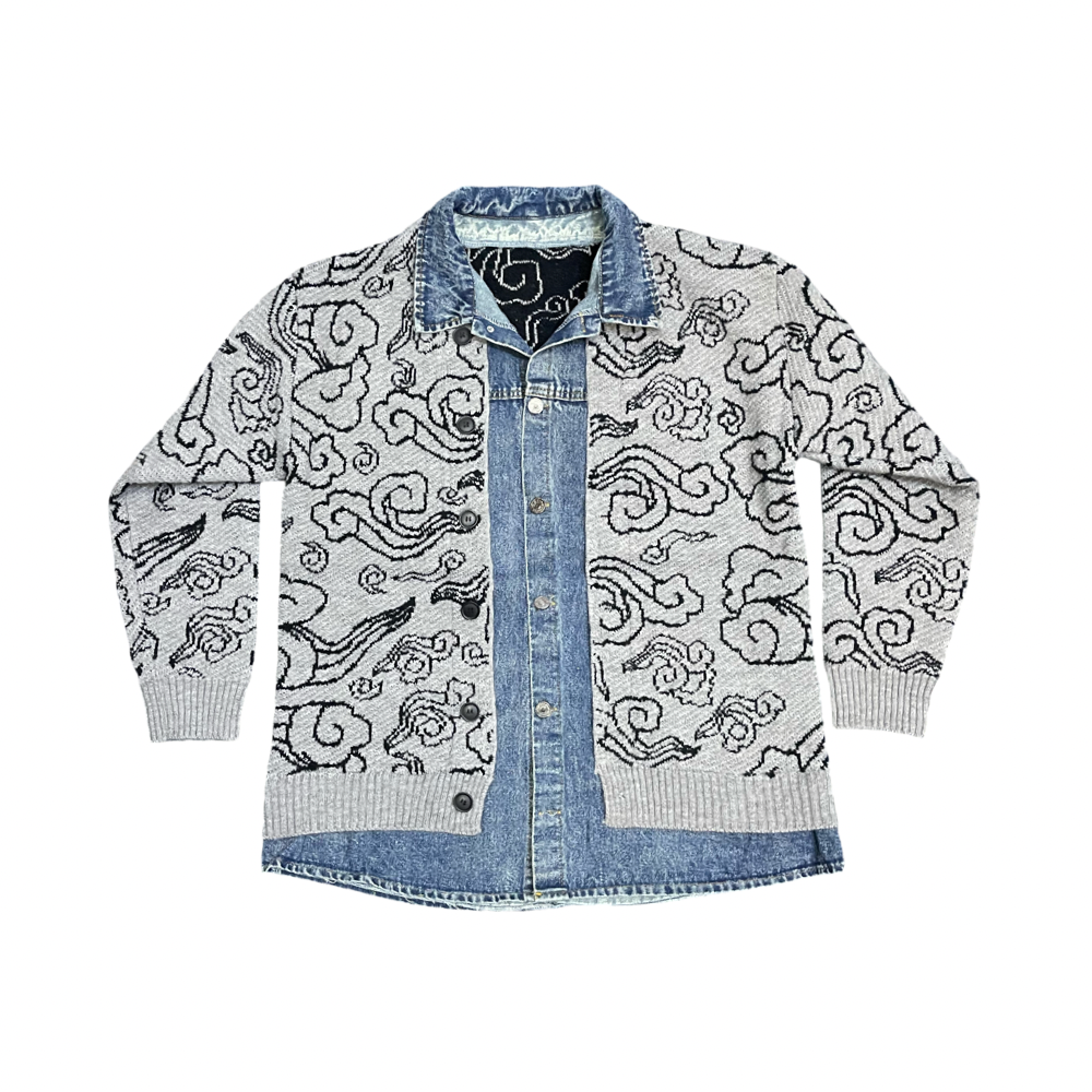 Brain Wave Cardigan Sweater