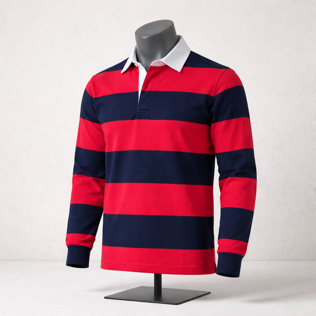 Alfa9 Rugby Shirts- Red