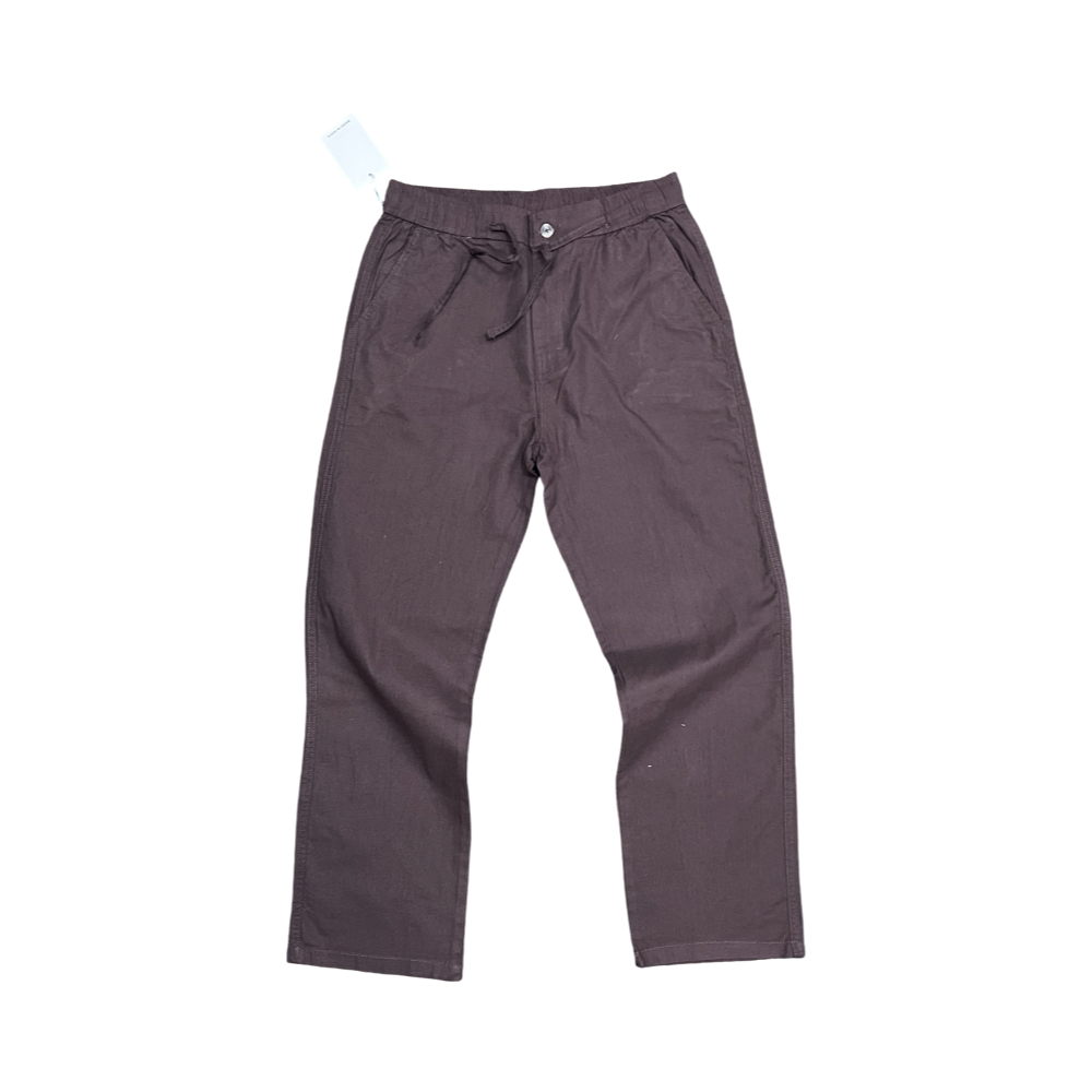 Pastel Burgundy Linen Pant