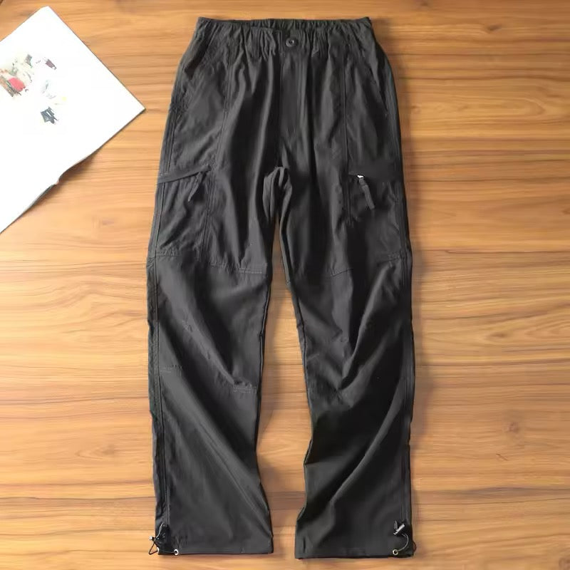 Light Cargo Pants (Black)