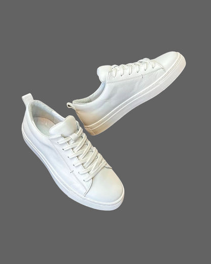 Leather Sneaker- White