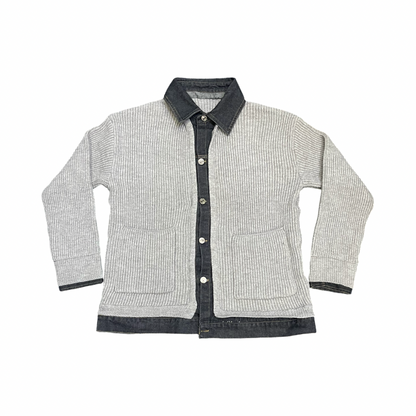 Stylish Cardigan Sweater (Grey)