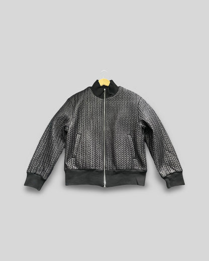 Chain Link Bomber Jacket