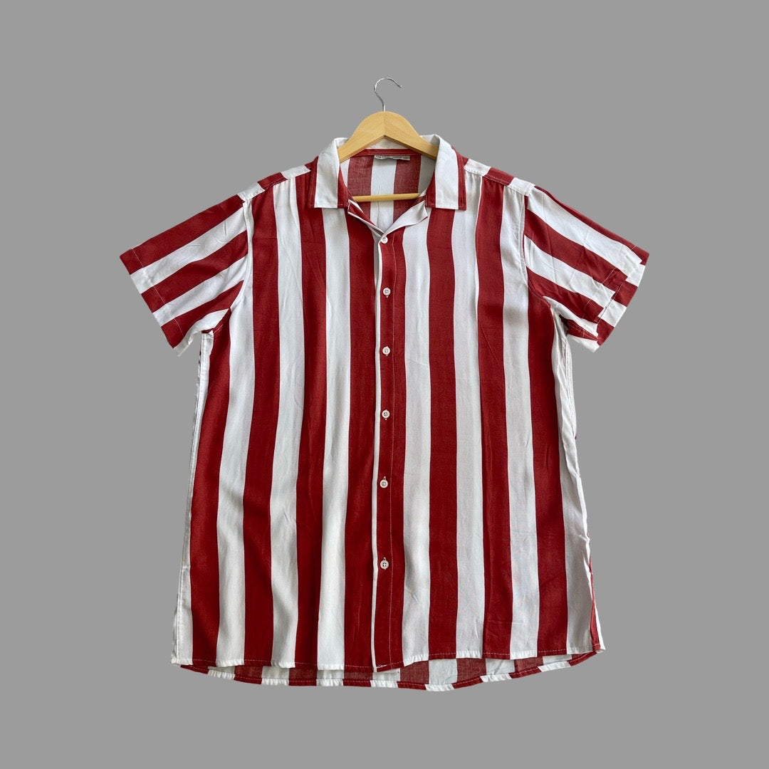 Camp Collar Shirt (Maroon)