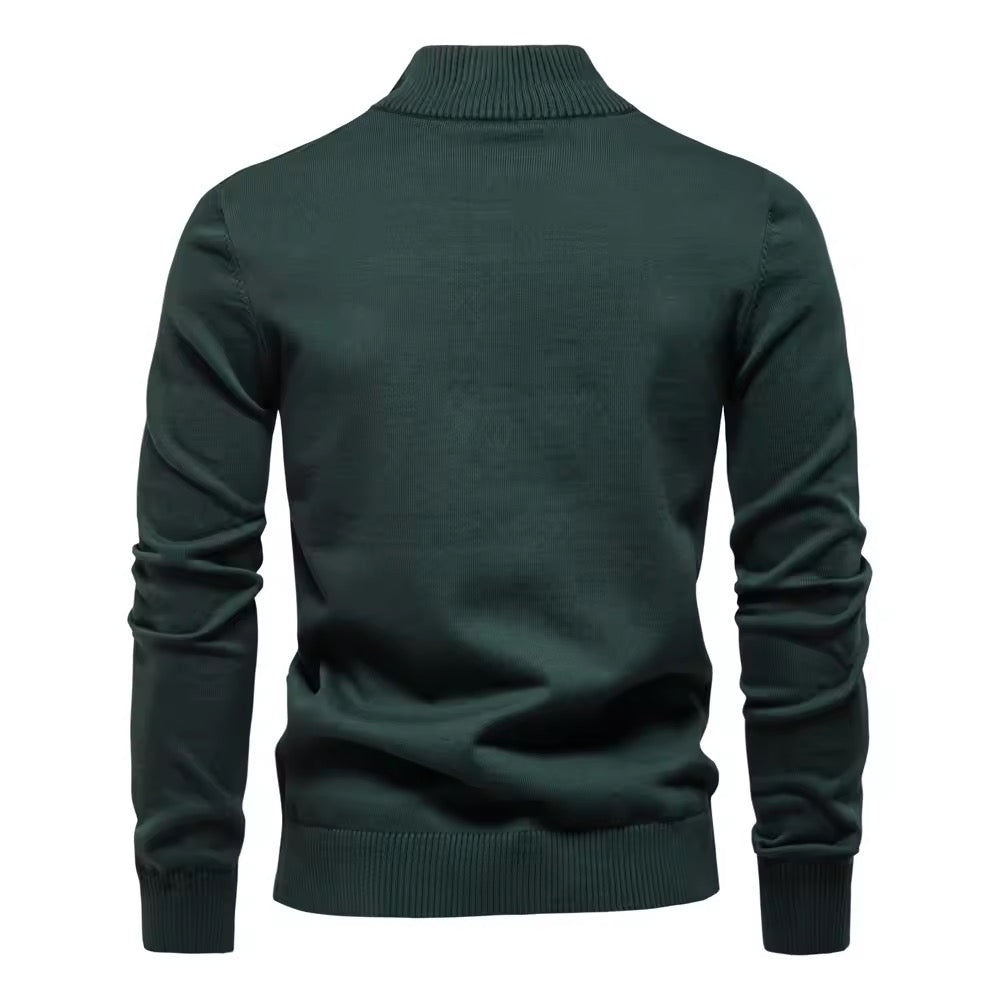 Quarter-Zip Sweater (Green)