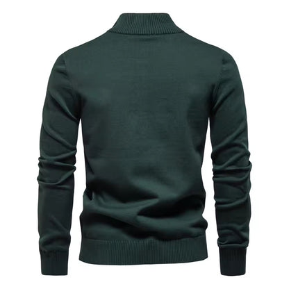 Quarter-Zip Sweater (Green)