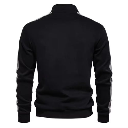 1/4 Zip Sweatshirt (Black)