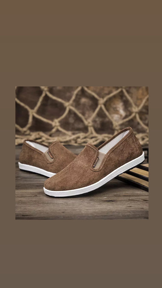 Soled Out Plimsolls -Brown