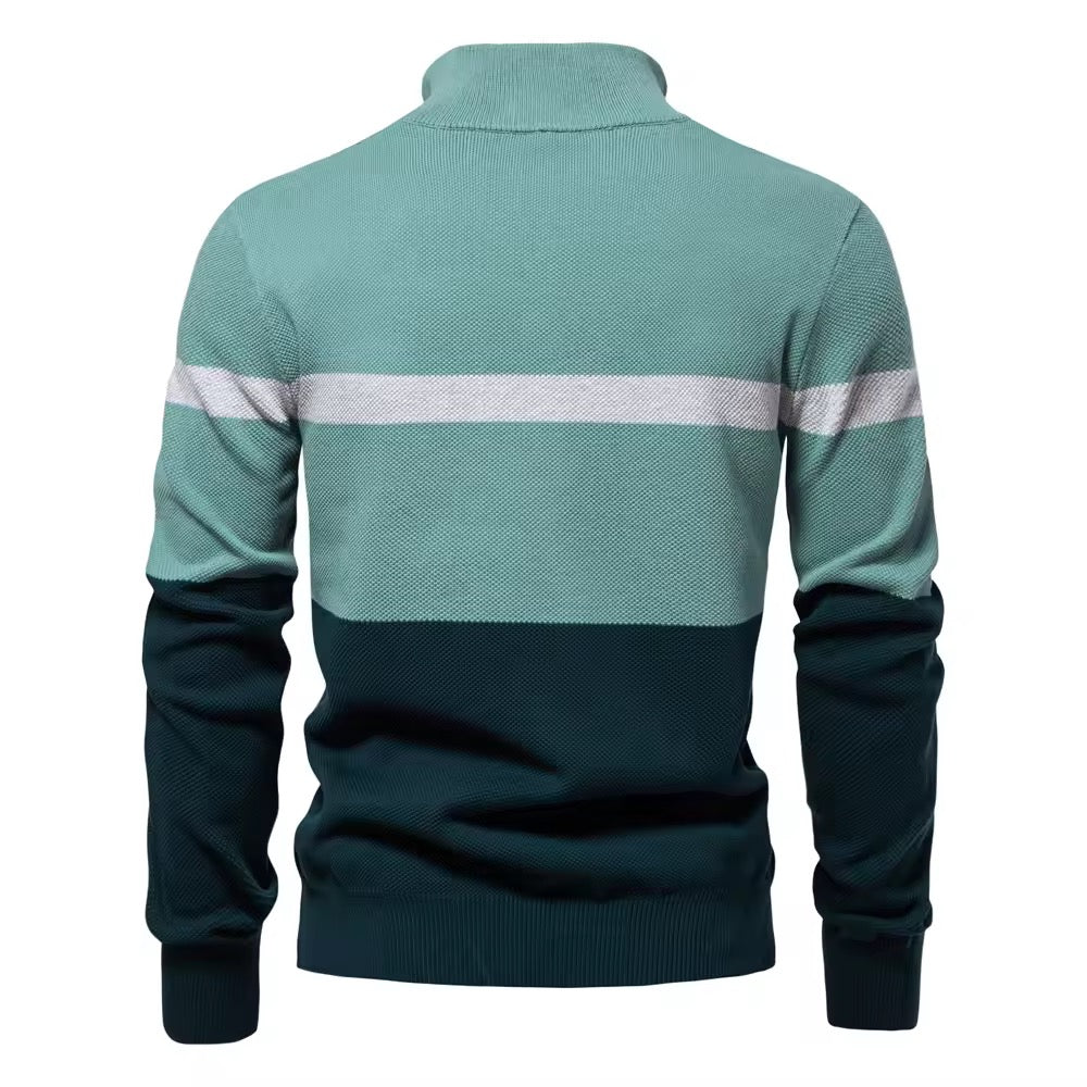 Quarter-Zip Sweater (Green)
