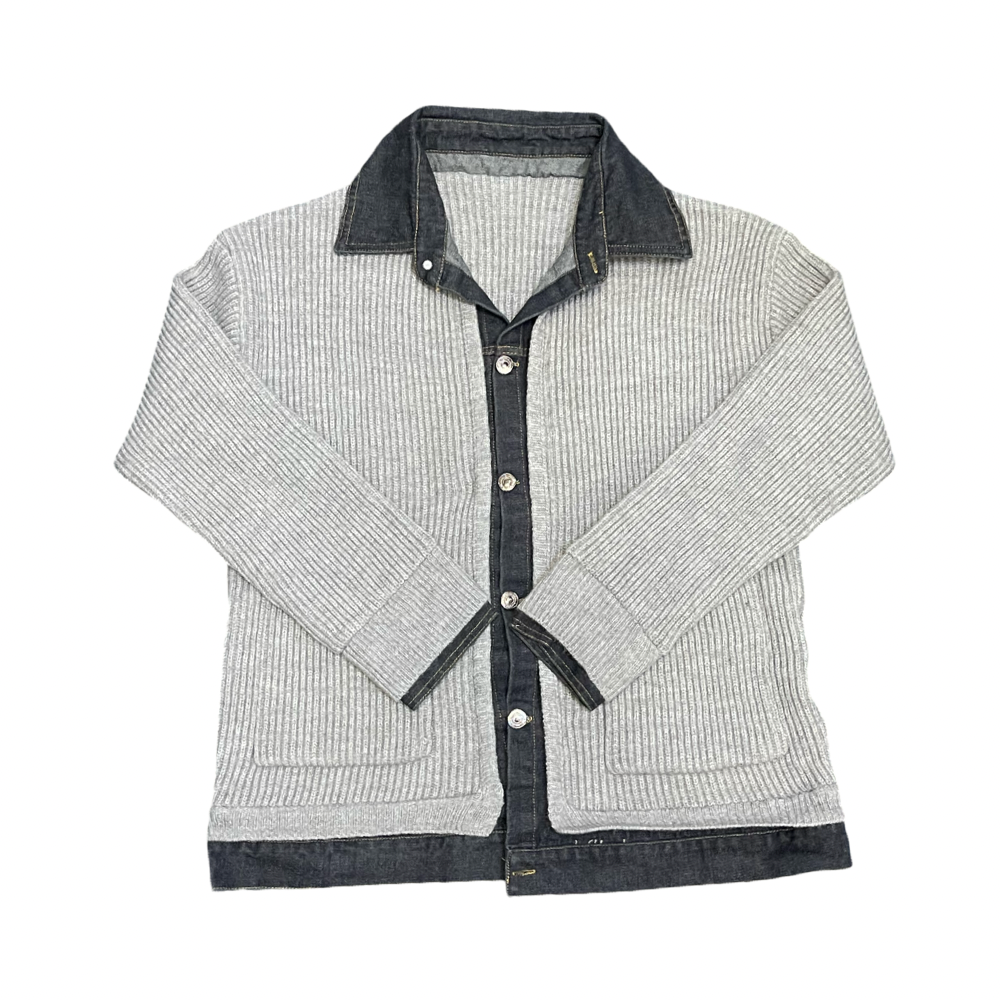 Stylish Cardigan Sweater (Grey)
