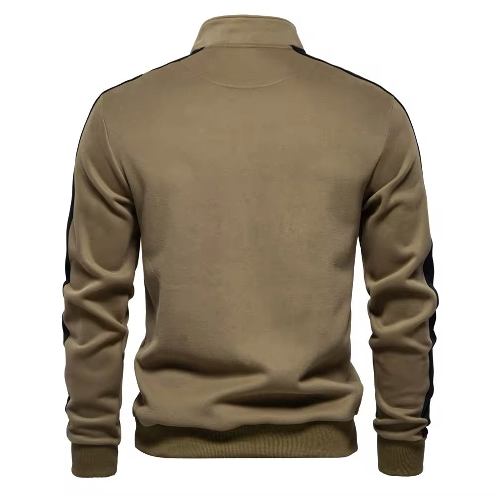 1/4 Zip Sweatshirt (Khaki)