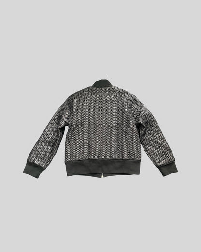 Chain Link Bomber Jacket