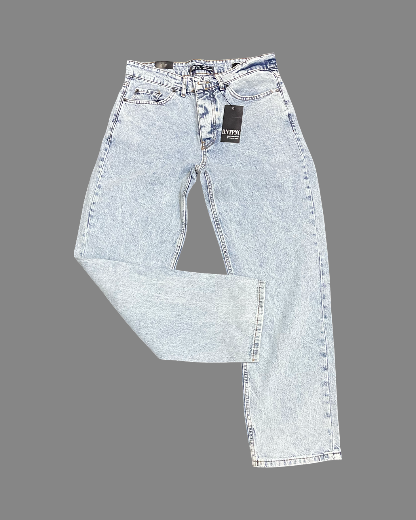 Baggy Denim Pants(Stone Wash)