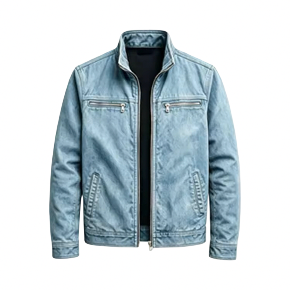 Cafe Moto Jacket - Blue