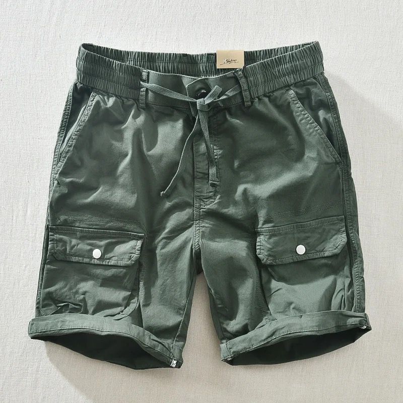 Banded Cargo Shorts (Green)