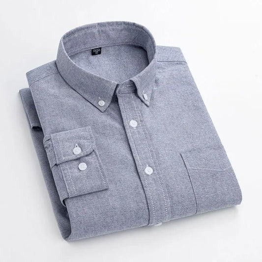Formal Cotton Shirt (Grey)