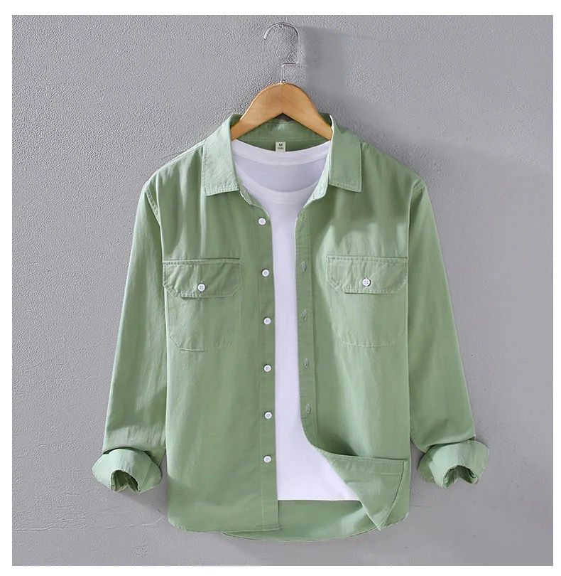 Lime Green Casual Shirt