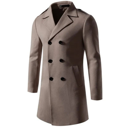 Wool Blend Trench Coat(Beige)