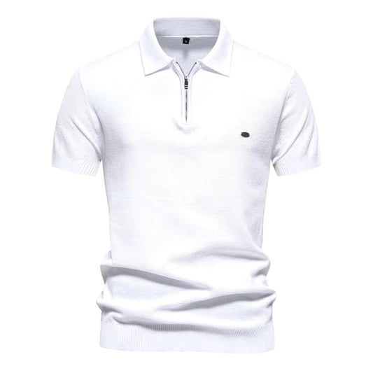 Wooven Polo(White)