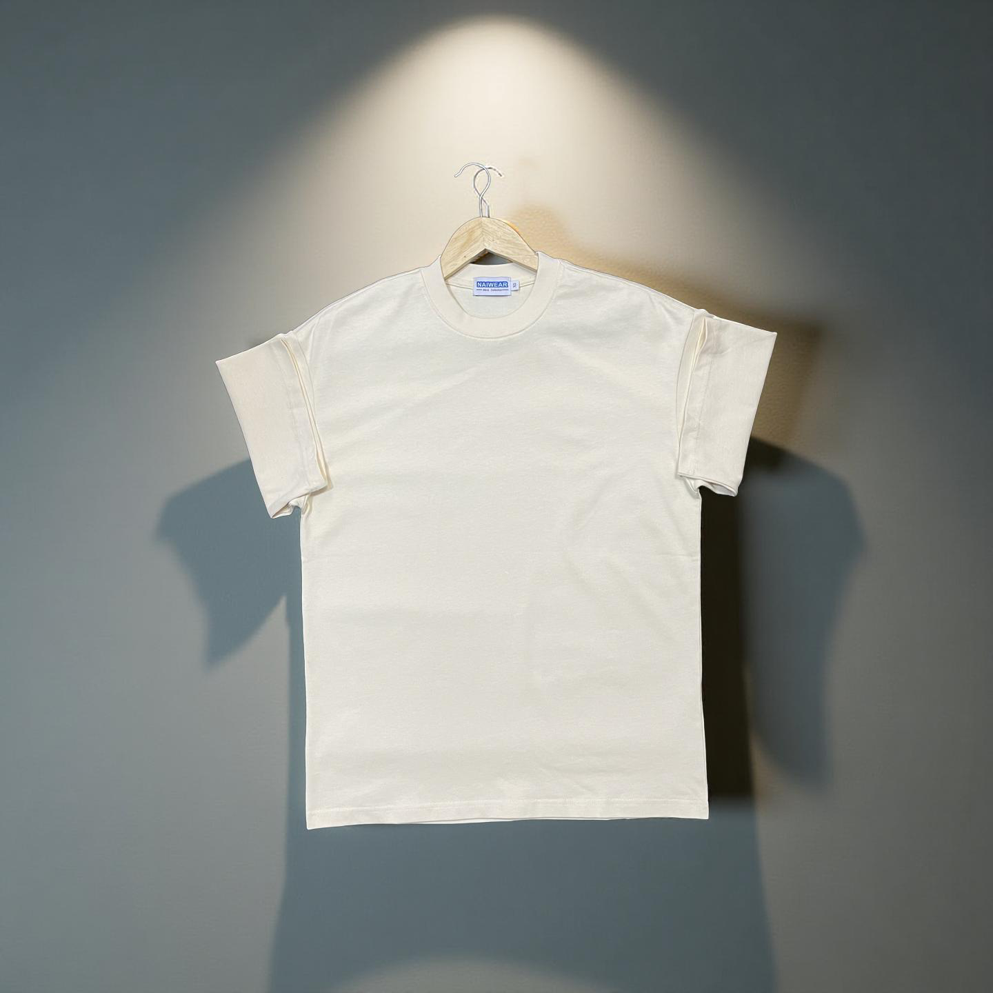 Boxy Crewneck T-Shirt- Buttery Yellow