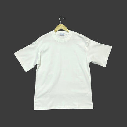 Boxy Crewneck T-Shirt- White