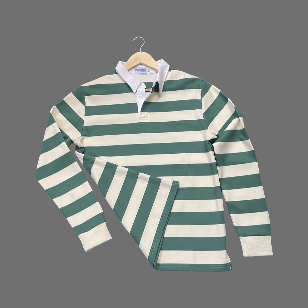Alfa9 Rugby Shirts- Green