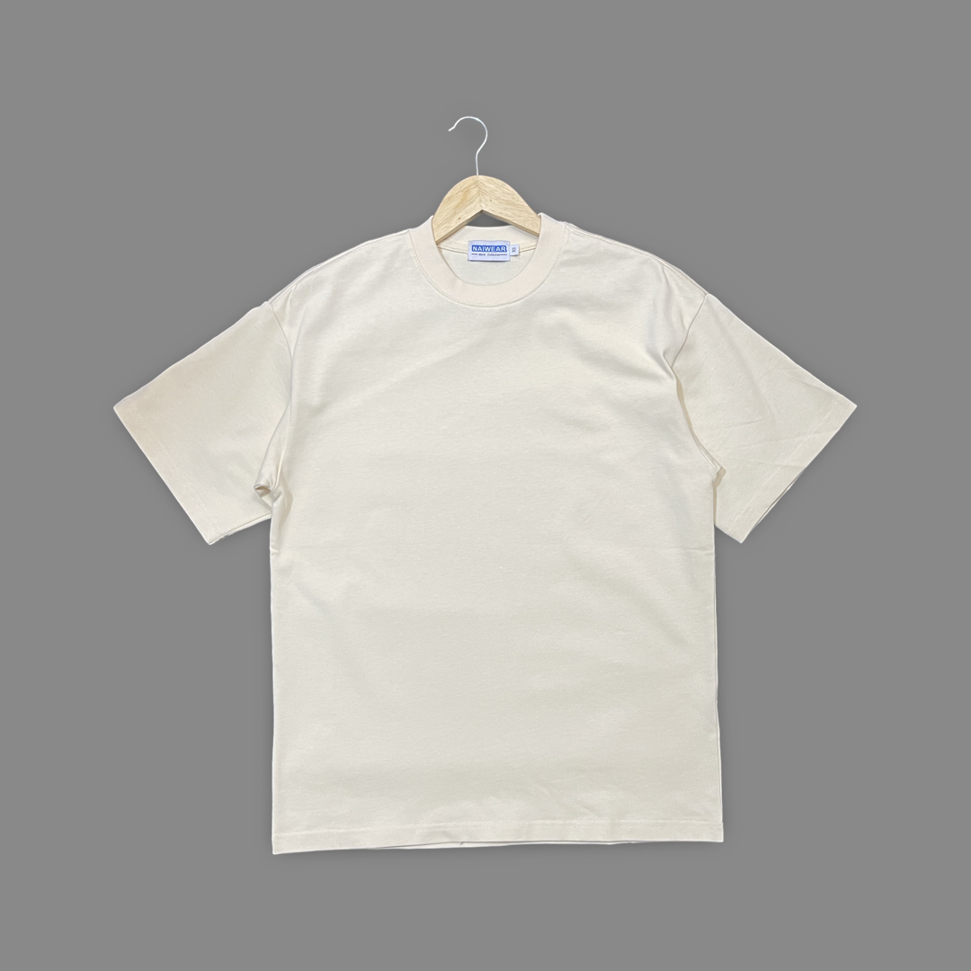 Boxy Crewneck T-Shirt- Buttery Yellow