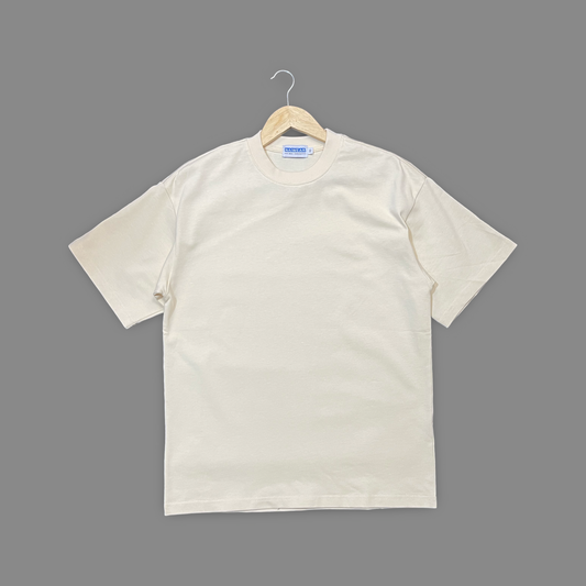 Boxy Crewneck T-Shirt- Buttery Yellow