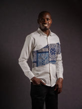 White Bandana Patch Shirt