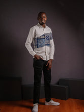 White Bandana Patch Shirt