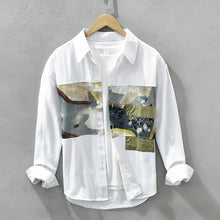White Flower Patch Shirt