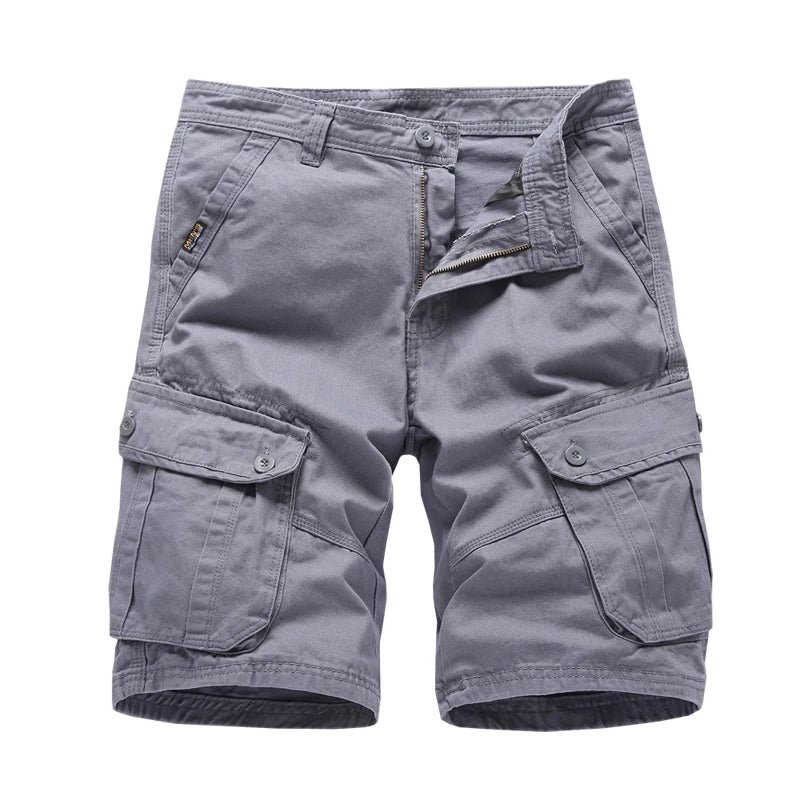 Grey Cargo Shorts