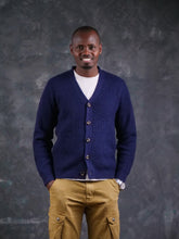 Navy Vneck Cardigan